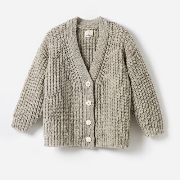 Babaa Sweaters - Babaa cardigan no19 mini mist